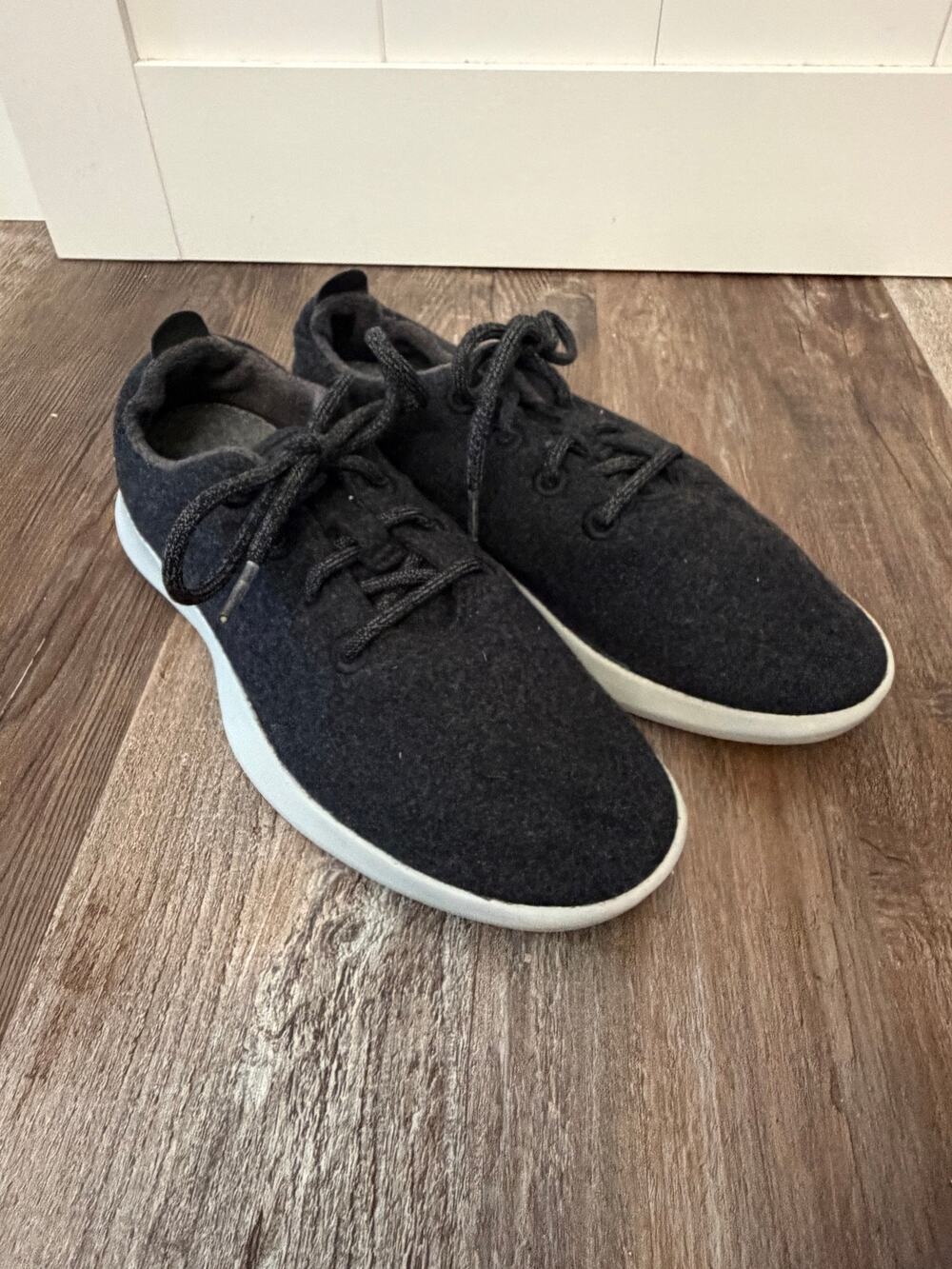 Allbirds Shoes ZQ Merino Wool Classic Sneakers women's Size 10 Grey Lace up EUC